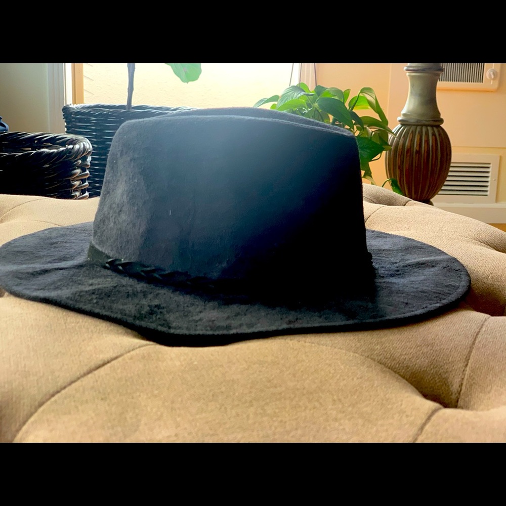 Hipster black hat